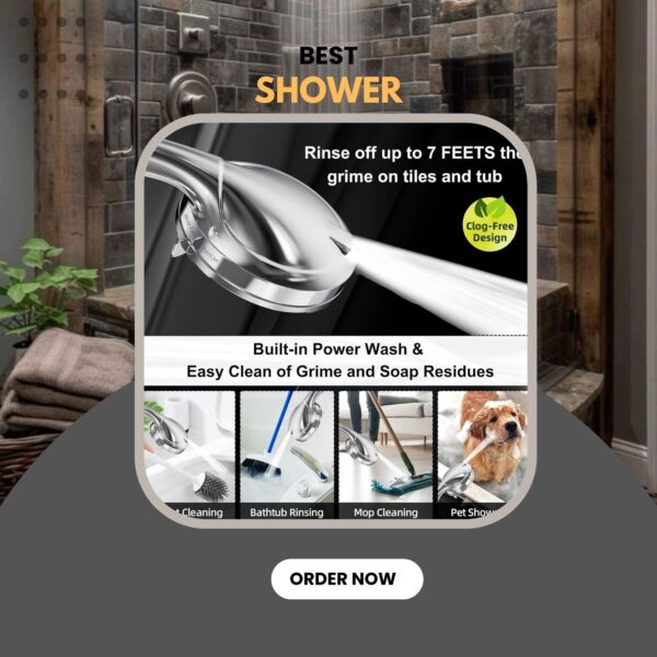How to Boost Your Bath with a 10-Mode Shower Head with Pressure Control