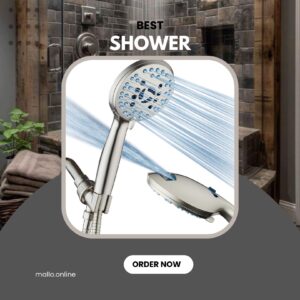 Hotel Spa AquaCare High-Pressure Handheld Shower Head.