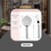 Best water softener for hard water: Matte black high pressure handheld shower head