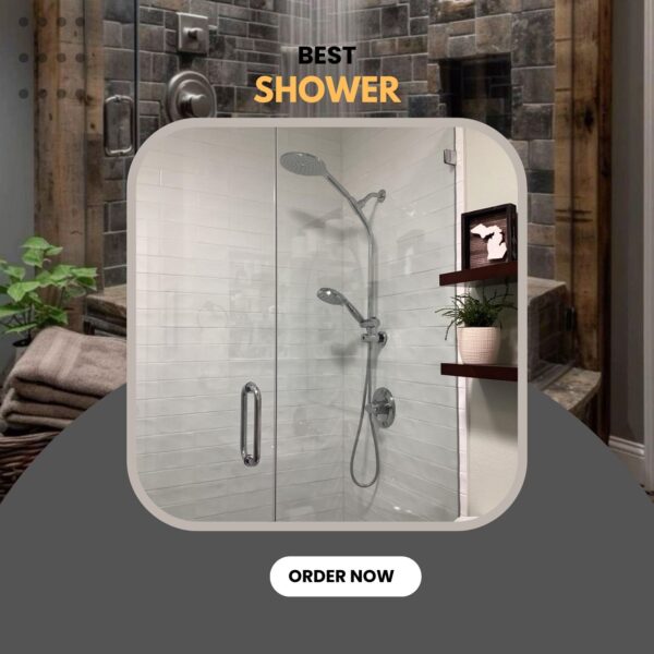Best shower head leak fix: 7.5" dual rain & handheld combo