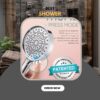 Best water softener for hard water: Matte black high pressure handheld shower head